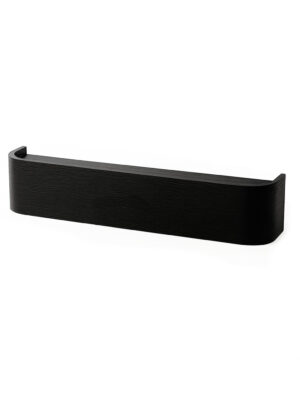 hbgftrdeghtr Perchero de pared con estante negro